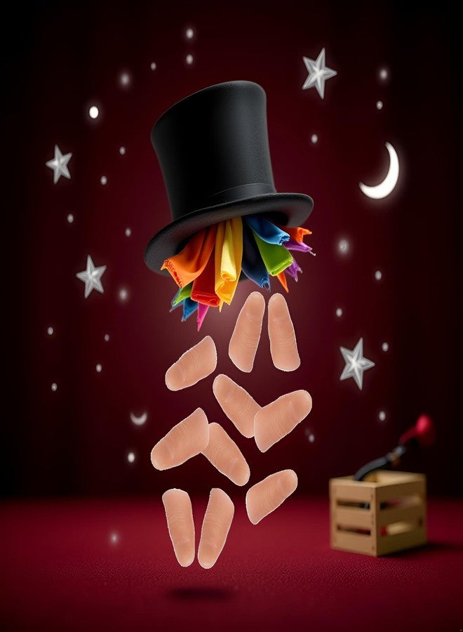 مجموعة وينتوين آب المكونة من 10 قطع من أصابع الخدع السحرية، أطراف إبهام مزيفة، دعائم عروض مسرحية، أدوات وملحقات سحرية، ألعاب مبتكرة - Image 5